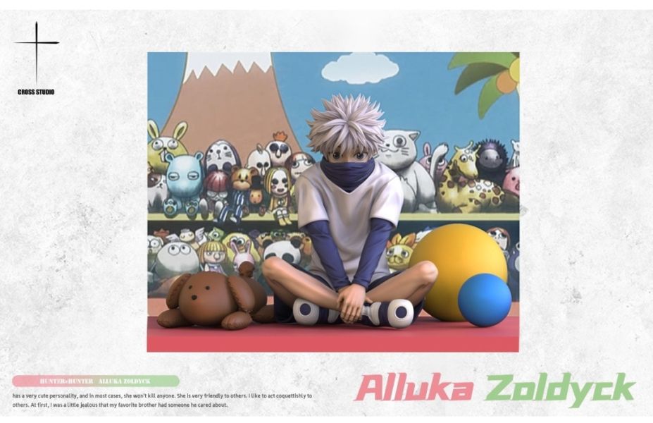 【預購】Cross十字工作室 HUNTER×HUNTER 蹲姿亞路嘉