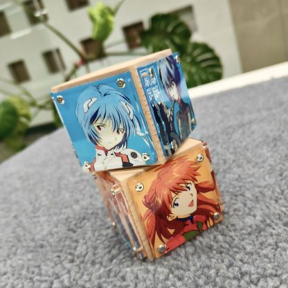 Look up EVA 綾波麗明日香Q版手辦 磁吸底座