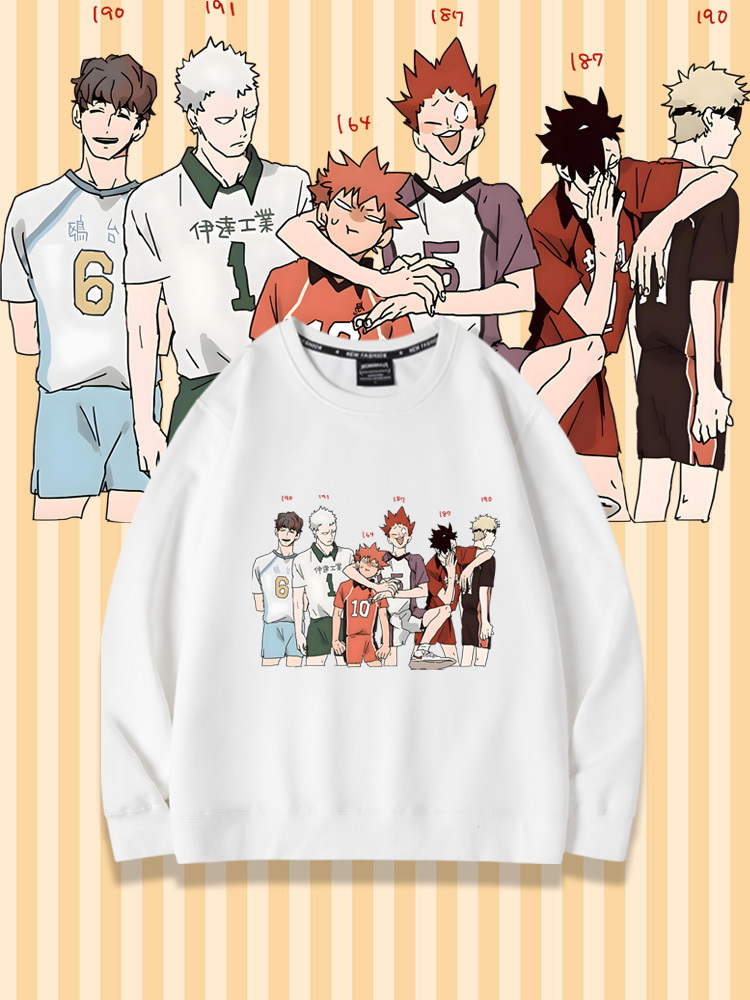 排球少年2024親子情侶裝 圓領長袖