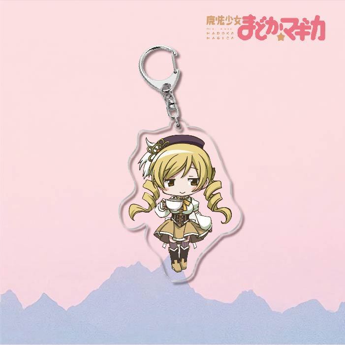 魔法少女小圓鹿目圓曉美焰美樹沙耶香巴麻美亞力克鑰匙扣立牌掛飾【單買三件起送】