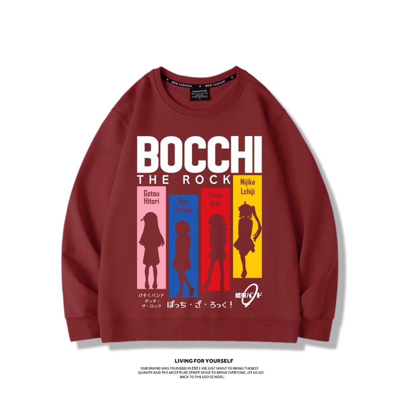 孤獨搖滾2024親子情侶裝 圓領長袖