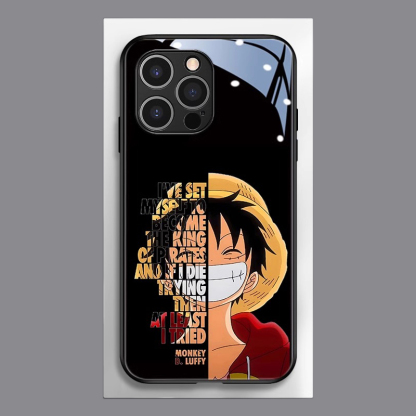 海賊王新款高清全包防摔玻璃殼