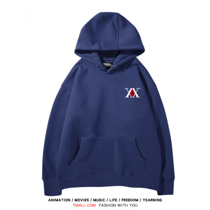 全職獵人 聯名衛衣2024秋冬新款親子情侶裝薄絨款連帽衛衣