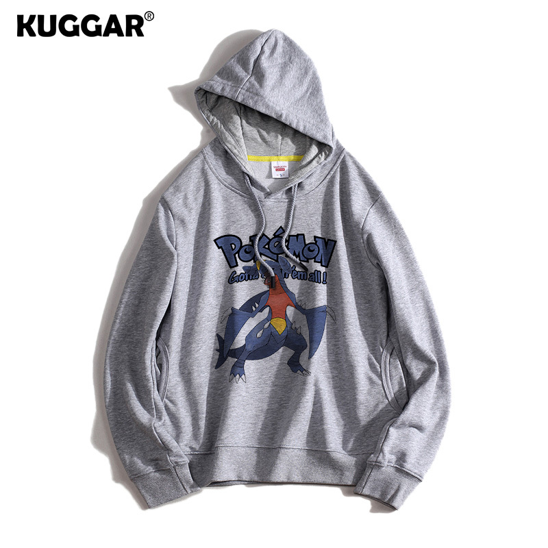 寶可夢聯名衛衣2024秋冬新款親子情侶裝薄絨款連帽衛衣