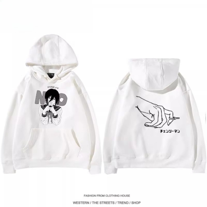 鏈鋸人 聯名衛衣2025秋冬新款 親子情侶裝連帽衛衣