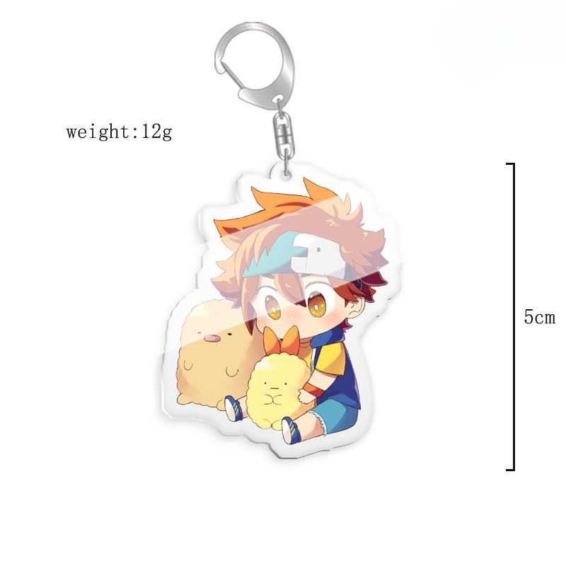 無限滑板喜屋武歷亞克力鑰匙扣掛飾雙面透明 【單買三件起送】