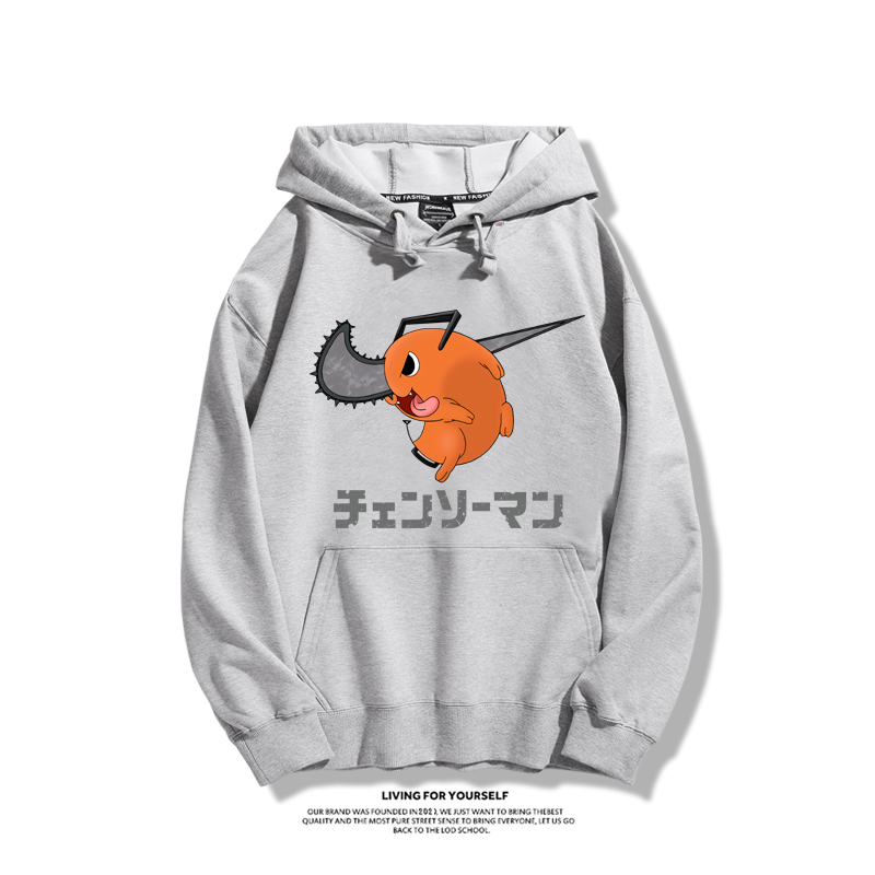 鏈鋸人新款 親子情侶男女款連帽衛衣