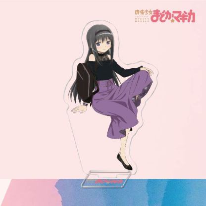 魔法少女小圓鹿目圓曉美焰美樹沙耶香巴麻美亞力克鑰匙扣立牌掛飾【單買三件起送】