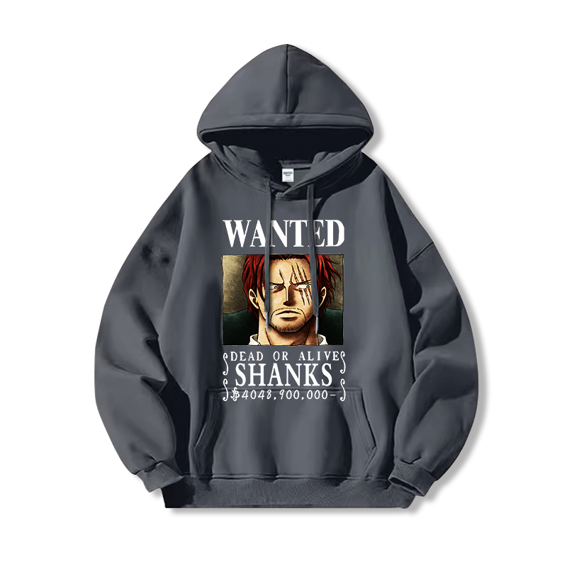 航海王 聯名衛衣2024秋冬新款親子情侶裝薄絨款連帽衛衣