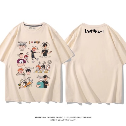 排球少年 2024親子情侶男女同款 純棉T恤