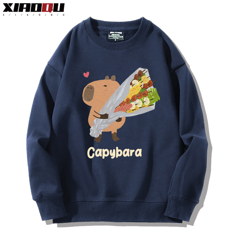 卡皮巴拉 2024親子情侶裝 圓領長袖