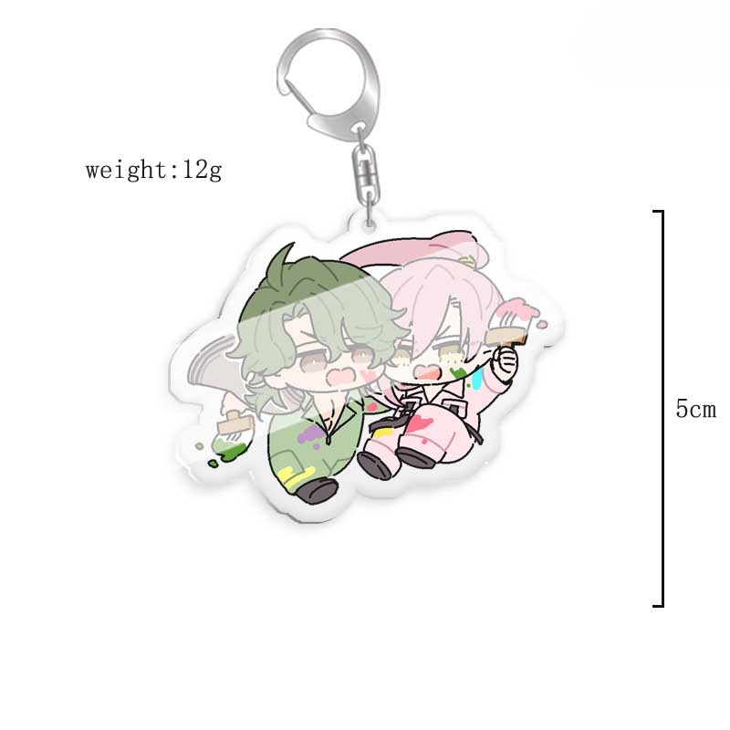 無限滑板喜屋武歷亞克力鑰匙扣掛飾雙面透明 【單買三件起送】