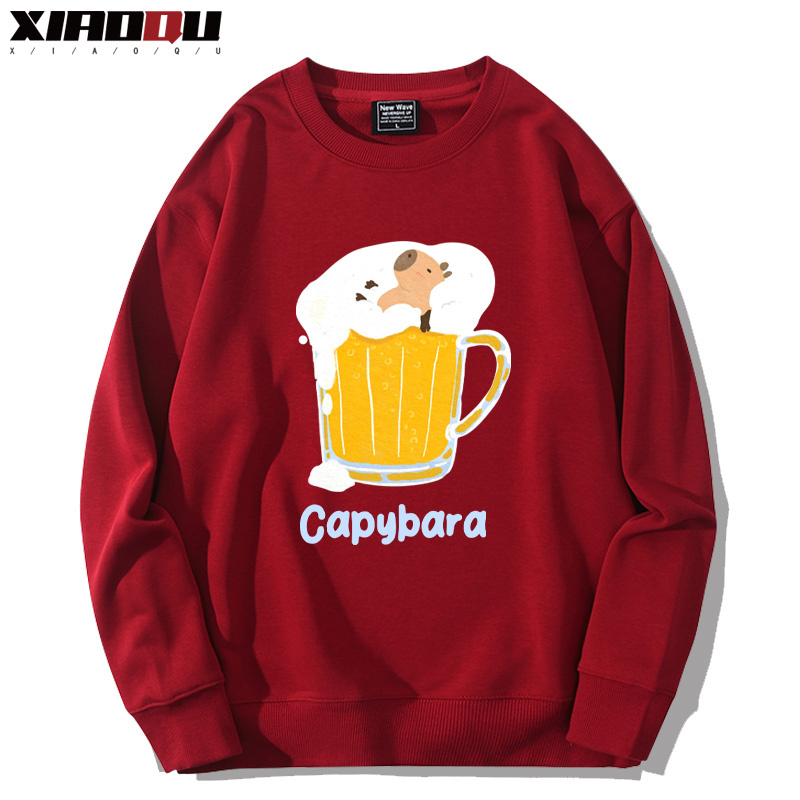 卡皮巴拉 2024親子情侶裝 圓領長袖