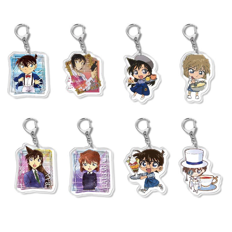 名偵探柯南周邊 灰原哀基德赤井秀一安室透世良真純亞克力鑰匙扣掛飾【單買三件起送】