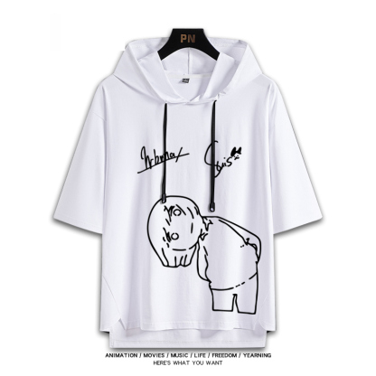 夜鹿yorushika 連帽短袖T恤