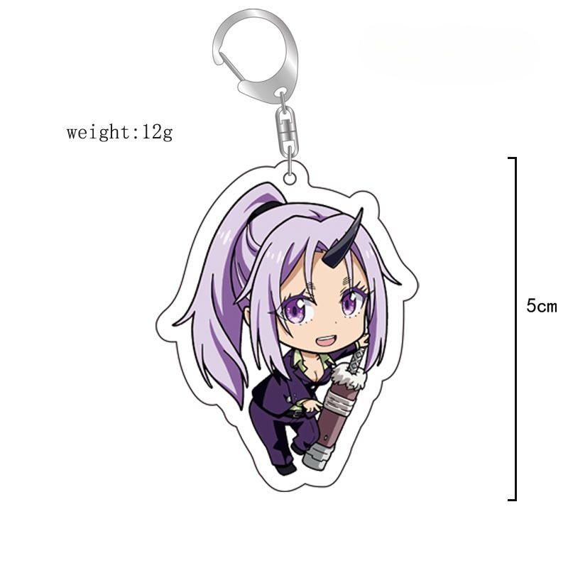 關於我轉生成爲史萊姆那件事萌王利姆露朱菜紫苑靜米莉姆鑰匙扣掛飾【單買三件起送】