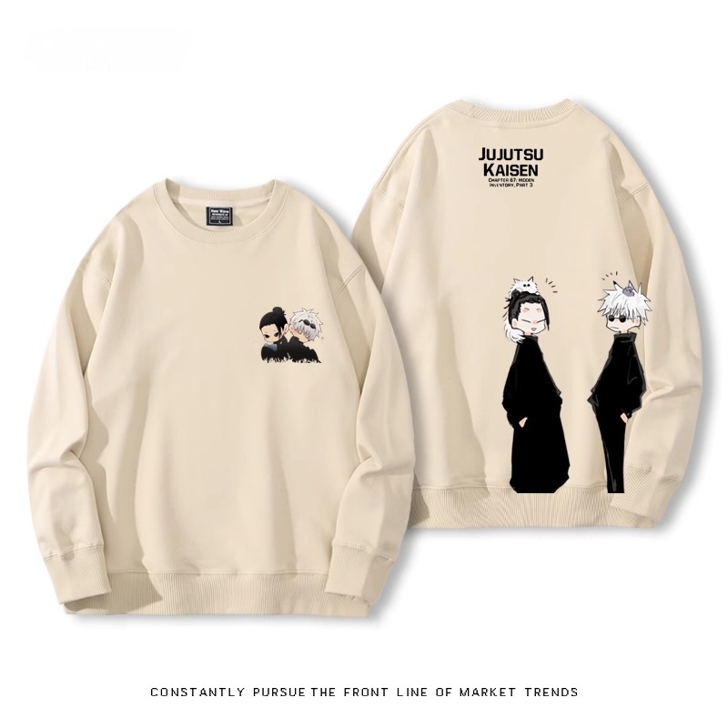 【預售2.25號發貨】鏈鋸人聯名衛衣2024秋冬新款親子情侶裝薄絨款連帽衛衣