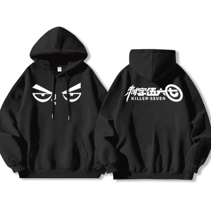 刺客伍六七 2025秋冬新款親子情侶裝薄絨款連帽衛衣