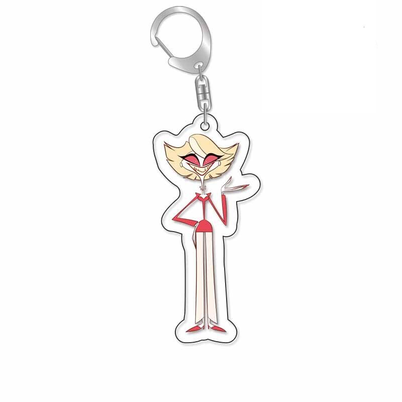 地獄客棧亞克力鑰匙扣 掛件 Hazbin Hotel動漫周邊掛飾【單買三件起送】