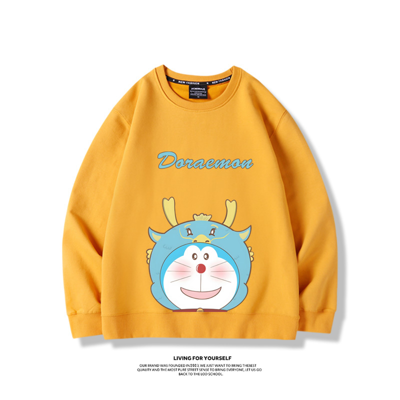 叮噹貓聯名龍年2024親子情侶裝 圓領長袖