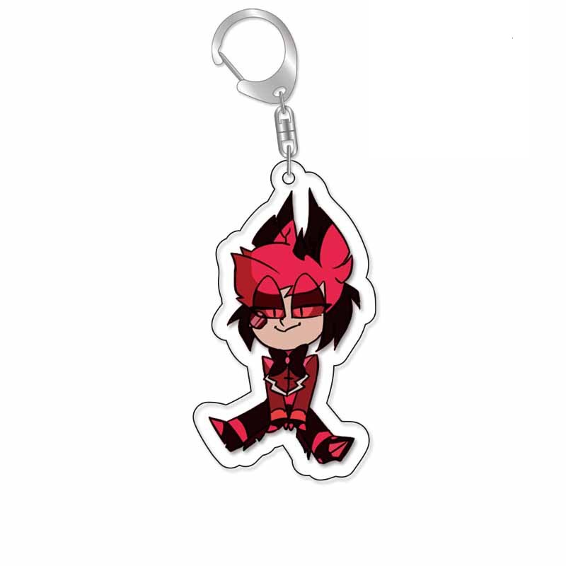 地獄客棧亞克力鑰匙扣 掛件 Hazbin Hotel動漫周邊掛飾【單買三件起送】