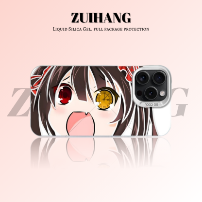 【大集合3.0】動漫彩銀線條漸變防摔手機殼