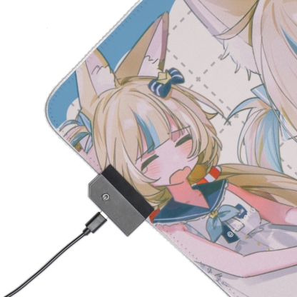 SamekoSaba 主題桌墊 LED遊戲滑鼠墊