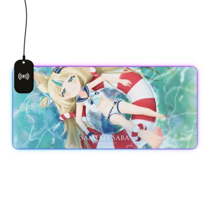 SamekoSaba 主題桌墊 LED遊戲滑鼠墊