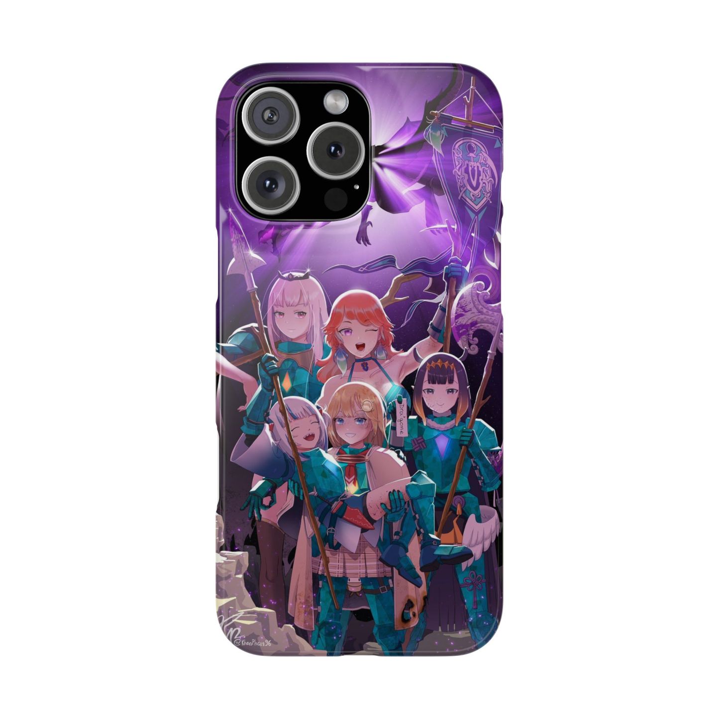 Hololive高清彩繪全包防摔菲林殼