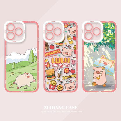 罐頭豬LuLu天使眼透明防摔軟殼-ZUIHANG SHOP