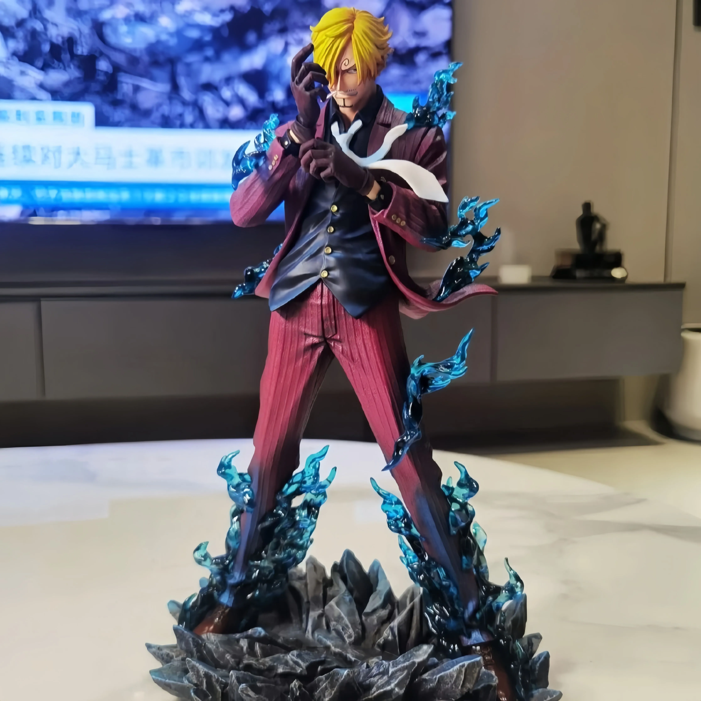 海賊王 GK 黑足山治 站姿 鬼島火焰