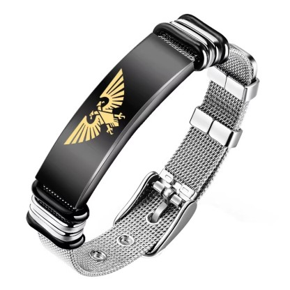 JOJO的奇妙冒險手鍊 不滅鑽石/哭泣少女樂隊/戰錘40K/電馭叛客/傳說之下UNDERTALE Sans 動漫周邊手環 男女金屬飾品