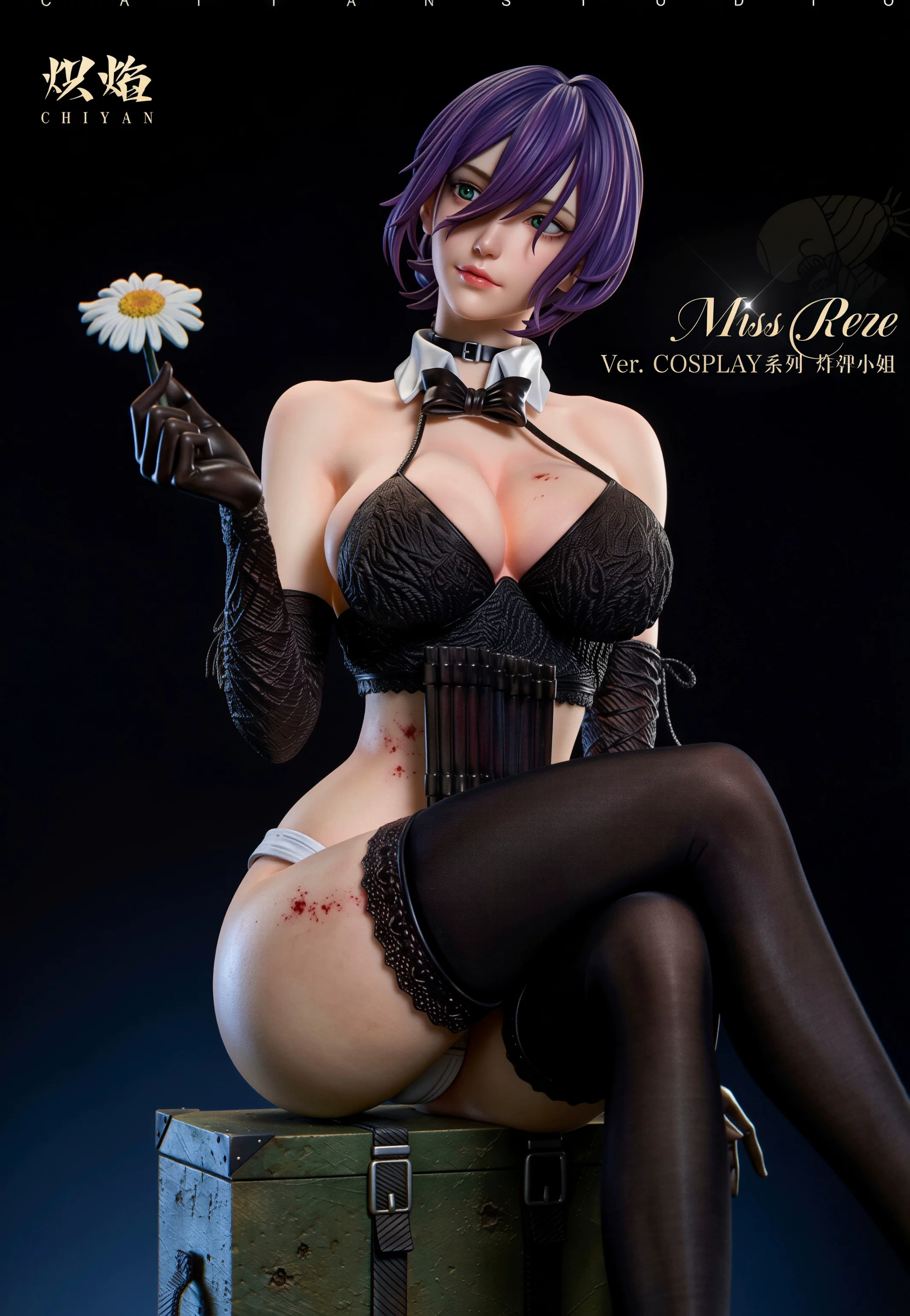 熾焰 鏈鋸人 炸彈惡魔小姐姐 Reze蕾塞 1/4