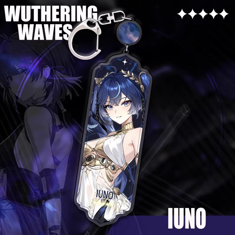 鳴潮 角色精選長條壓克力鑰匙扣 贊妮 / 坎特雷拉 / 卡提希婭等挂件