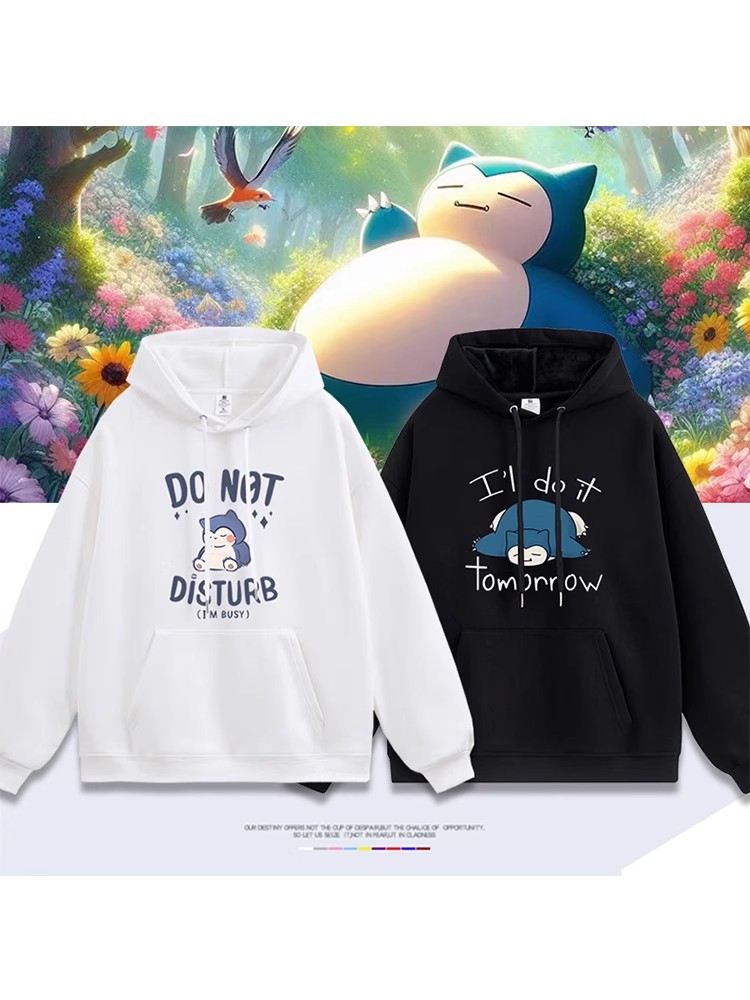 寶可夢新款 2025秋冬新款 親子情侶男女連帽衛衣