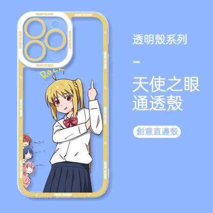 蘋果 系列孤獨搖滾天使眼透明防摔軟殼