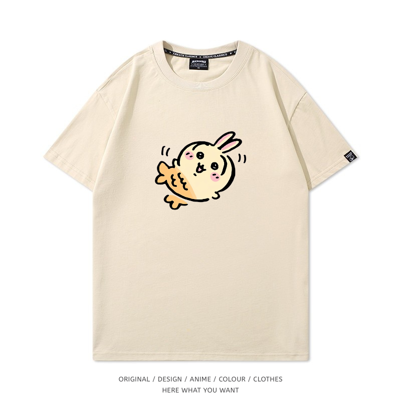 吉伊卡哇 Chiikawa 人魚島的秘密短袖T恤
