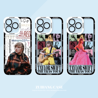TaylorSwift黴黴天使眼透明防摔軟殼