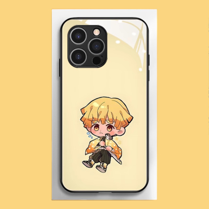 鬼滅之刃新款高清全包防摔玻璃殼