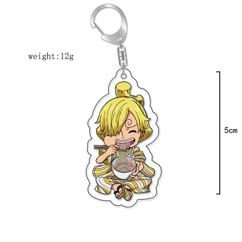 航海王草帽路飛索隆喬巴羅賓亞力克鑰匙扣掛飾【單買三件起送】