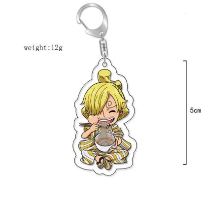 航海王草帽路飛索隆喬巴羅賓亞力克鑰匙扣掛飾【單買三件起送】