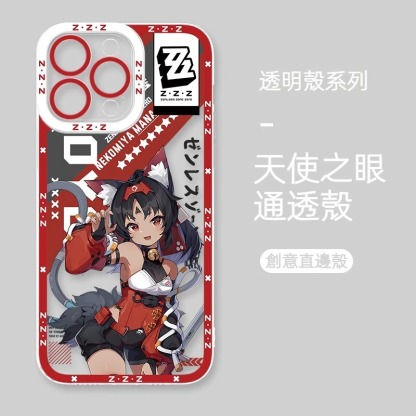 蘋果 系列絕區零天使眼透明防摔軟殼