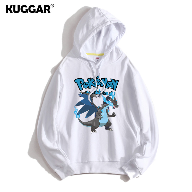 寶可夢聯名衛衣2024秋冬新款親子情侶裝薄絨款連帽衛衣