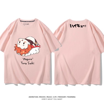 排球少年 2024親子情侶男女同款 純棉T恤