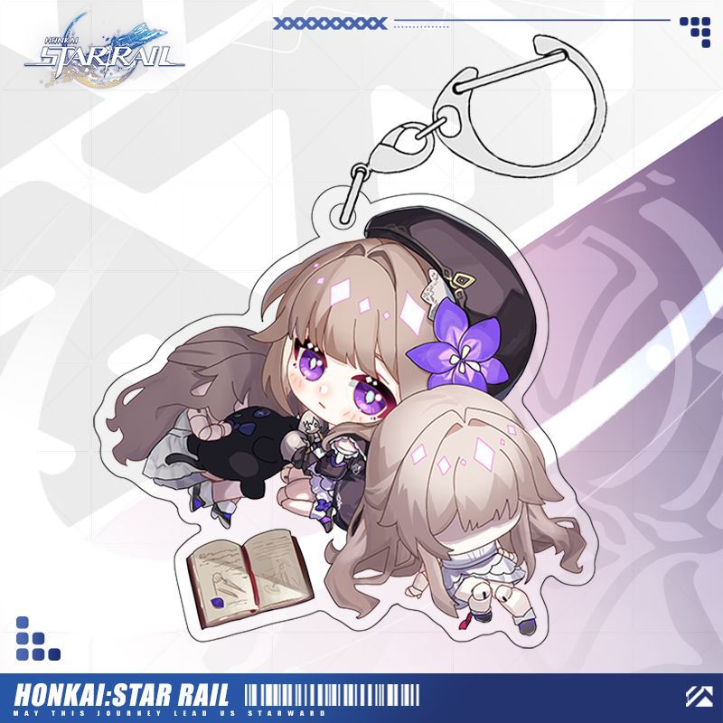 崩壞星穹鐵道愛莉希雅彥卿希露瓦景元白露姬子亞克力鑰匙扣掛飾【單買三件起送】