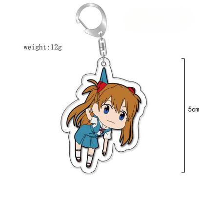 福音EVA綾波麗立牌動漫周邊亞克力鑰匙扣明日香真希波碇真嗣渚薰掛飾【單買三件起送】