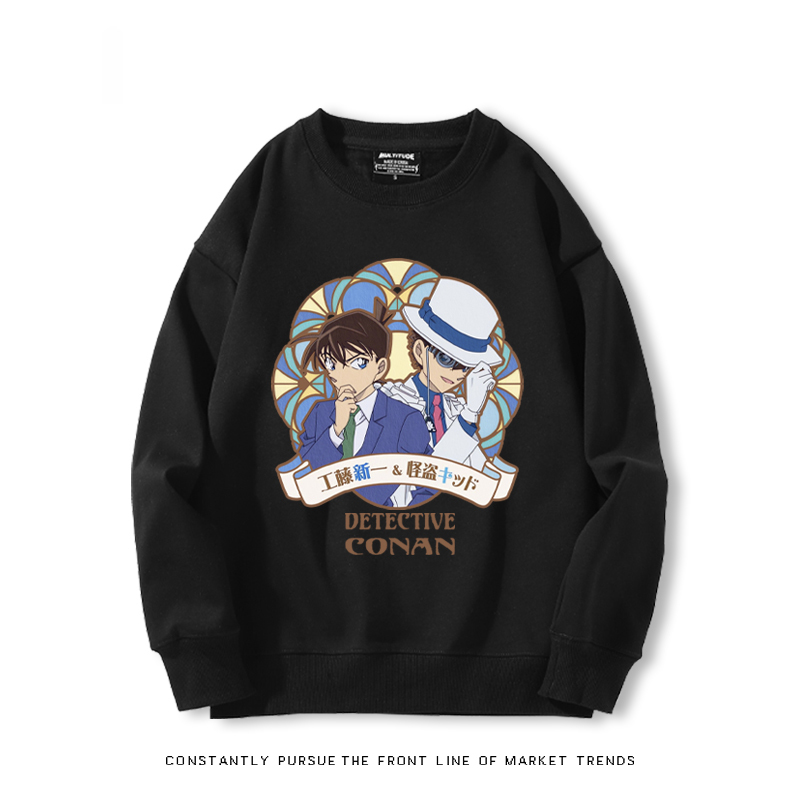 名偵探柯南 聯名2024親子情侶裝 圓領長袖