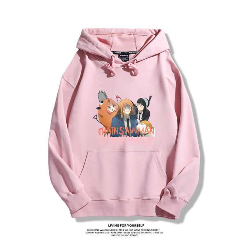 鏈鋸人新款 親子情侶男女款連帽衛衣