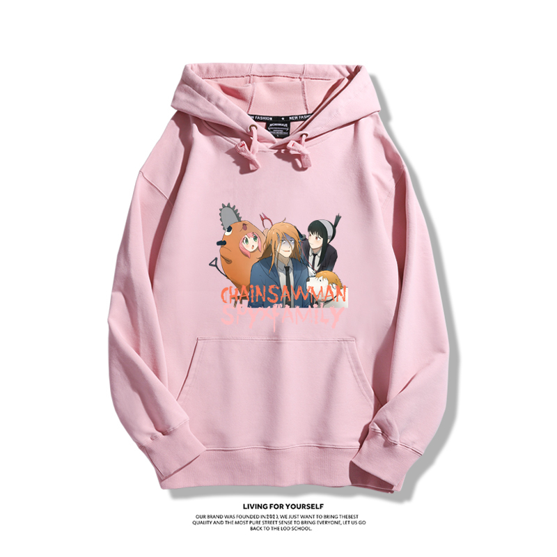 鏈鋸人新款 親子情侶男女款連帽衛衣