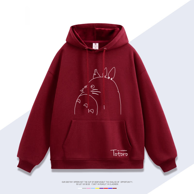 龍貓 聯名衛衣2025秋冬新款 親子情侶裝連帽衛衣